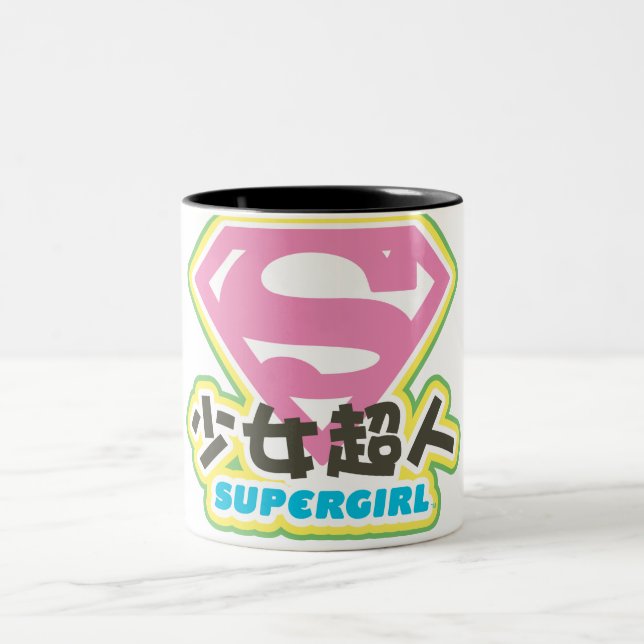 Supergirl J-Pop 6 Zweifarbige Tasse (Mittel)