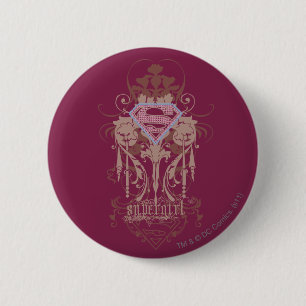 Supergirl Jewel Logo Button