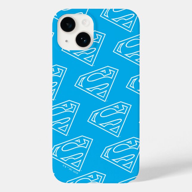 Supergirl Kontur S-Shield Case-Mate iPhone Hülle (Rückseite)