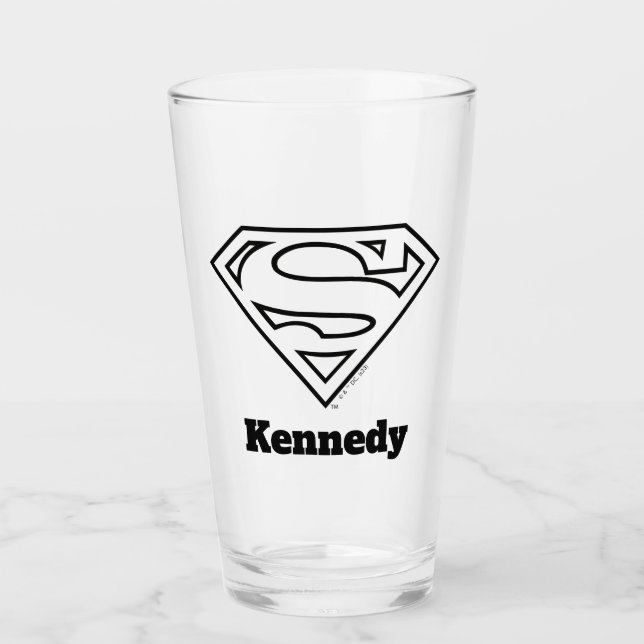 Supergirl Kontur S-Shield Glas (Vorderseite)