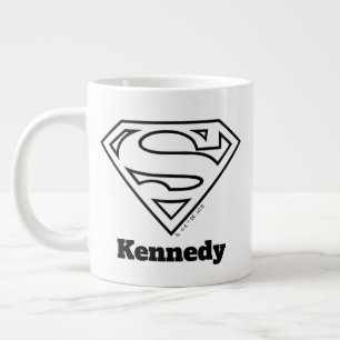 Supergirl Kontur S-Shield Jumbo-Tasse