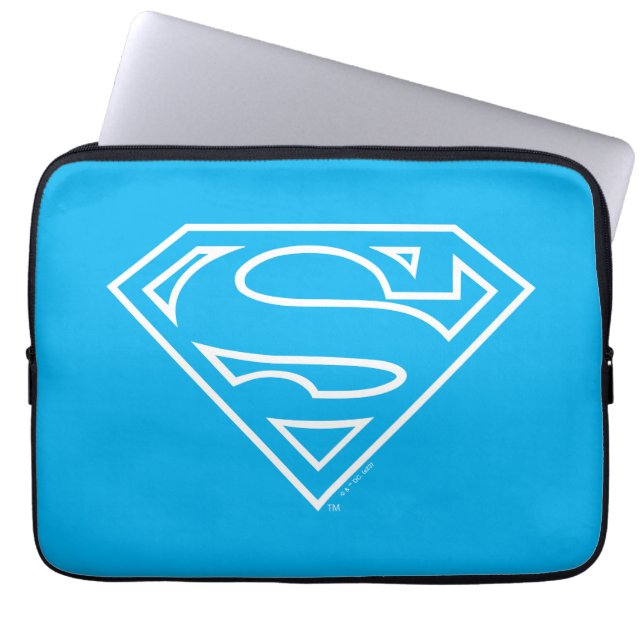 Supergirl Kontur S-Shield Laptopschutzhülle (Vorderseite)