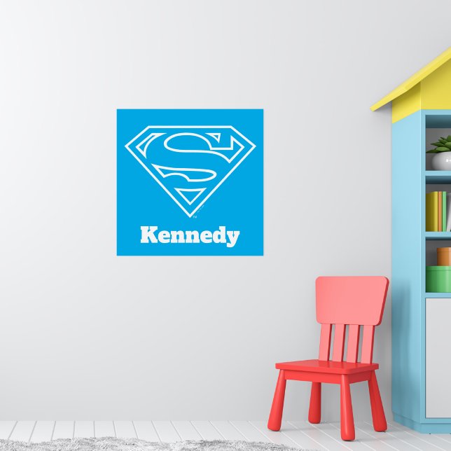 Supergirl Kontur S-Shield Poster (Kinderzimmer 1)