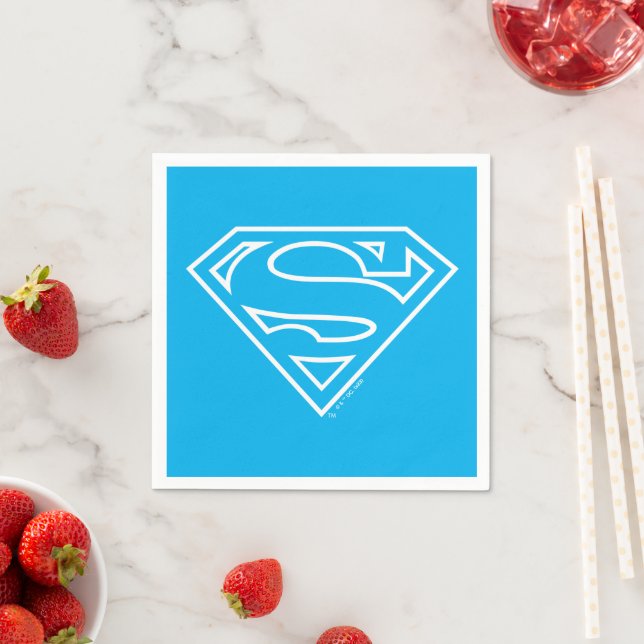 Supergirl Kontur S-Shield Serviette (Beispiel)