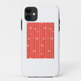 Supergirl Leaf Pattern Red iPhone 11 Hülle