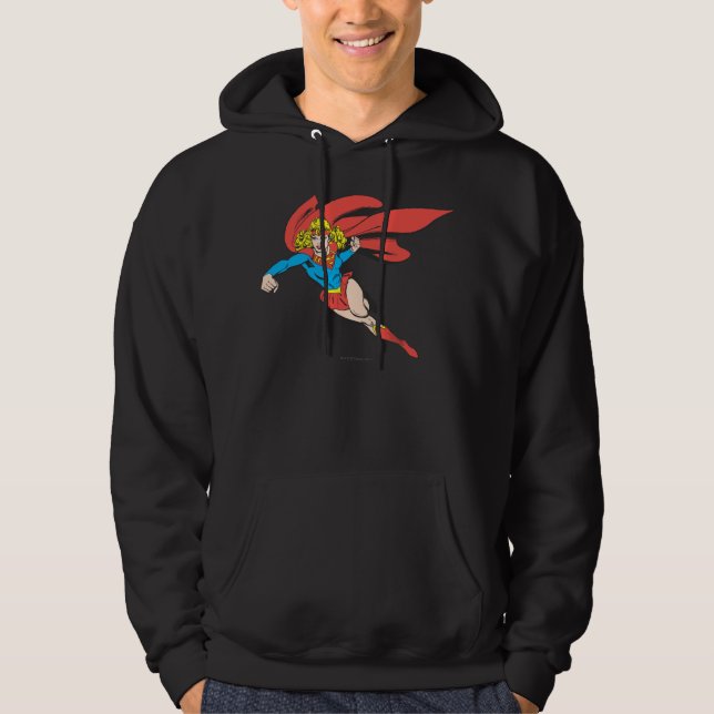 Supergirl-Leaps Hoodie (Vorderseite)