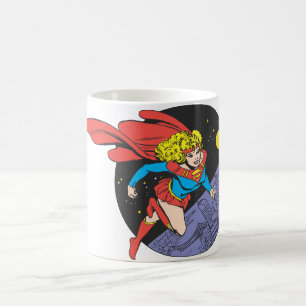 Supergirl Leaps in Space Kaffeetasse