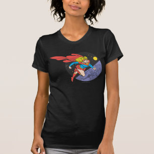 Supergirl Leaps in Space T-Shirt