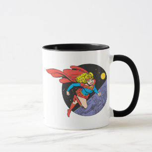Supergirl Leaps in Space Tasse