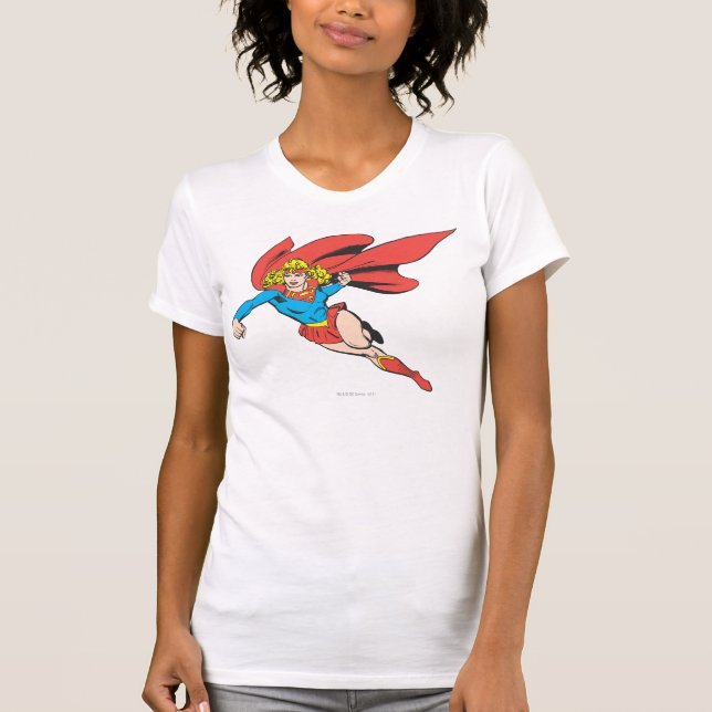 Supergirl-Leaps T-Shirt (Vorderseite)