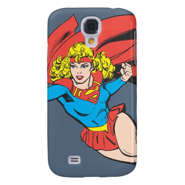 Supergirl Leaps und Punches Case-Mate Samsung Galaxy Hülle (Rückseite)