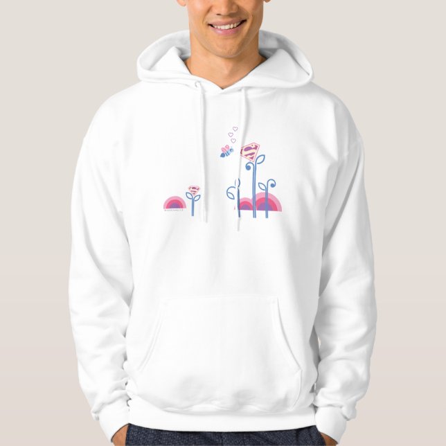 Supergirl Liebe Bee Hoodie (Vorderseite)