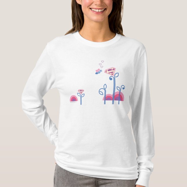 Supergirl Liebe Bee T-Shirt (Vorderseite)