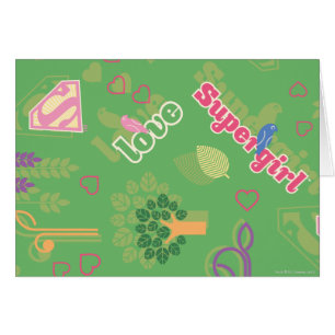 Supergirl-Liebe-Muster