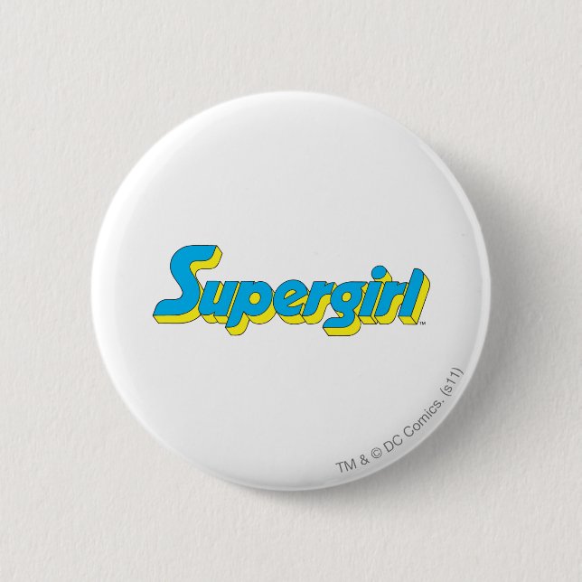 Supergirl-Logo Button (Vorderseite)