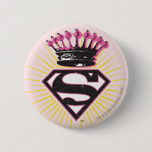 Supergirl-Logo mit Krone Button