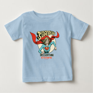 Supergirl macht alles besser als du baby t-shirt