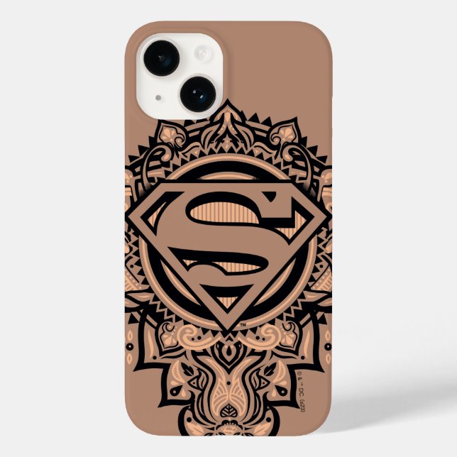 Supergirl Mandala Graphic Case-Mate iPhone Hülle (Rückseite)