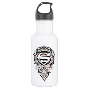 Supergirl Mandala Graphic Edelstahlflasche