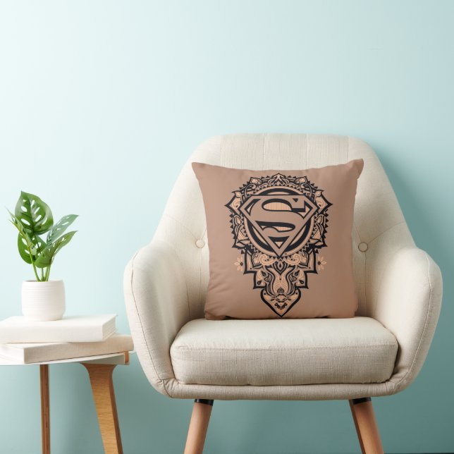 Supergirl Mandala Graphic Kissen (Stuhl )