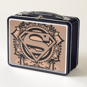 Supergirl Mandala Graphic Metall Brotdose