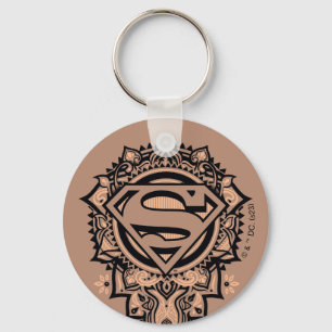 Supergirl Mandala Graphic Schlüsselanhänger