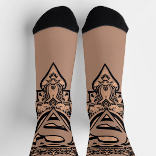 Supergirl Mandala Graphic Socken