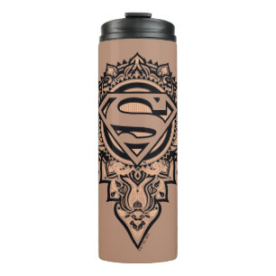 Supergirl Mandala Graphic Thermosbecher
