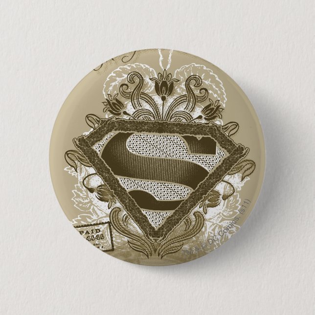 Supergirl Metropolis Ballet Brown Button (Vorderseite)