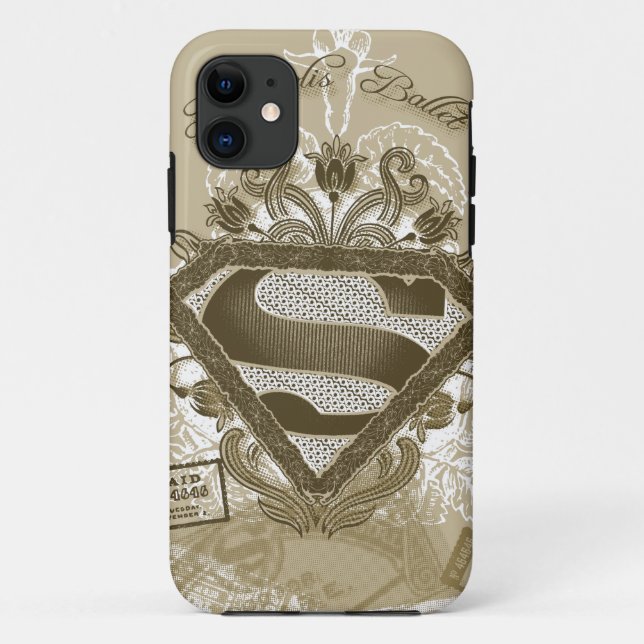 Supergirl Metropolis Ballet Brown Case-Mate iPhone Hülle (Rückseite)