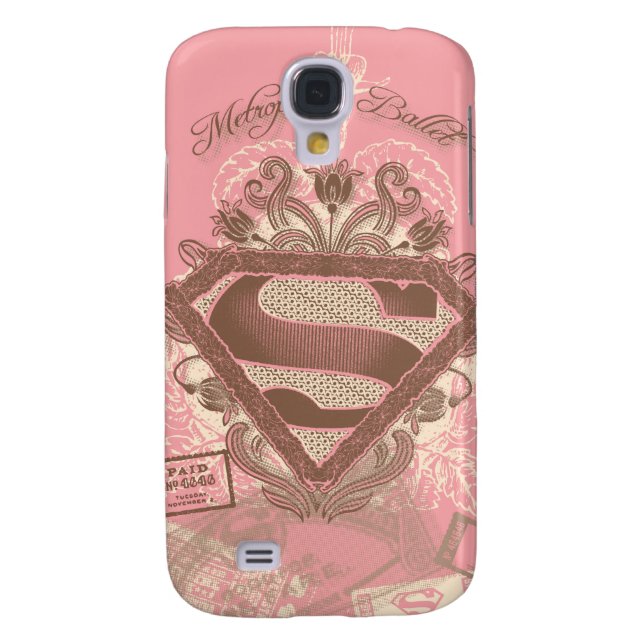 Supergirl Metropolis Ballett rosa Case-Mate Samsung Galaxy Hülle (Rückseite)