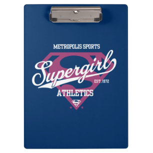 Supergirl Metropolis Sportathletik Grafik Klemmbrett