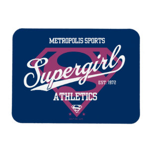 Supergirl Metropolis Sportathletik Grafik Magnet