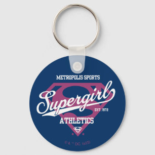 Supergirl Metropolis Sportathletik Grafik Schlüsselanhänger