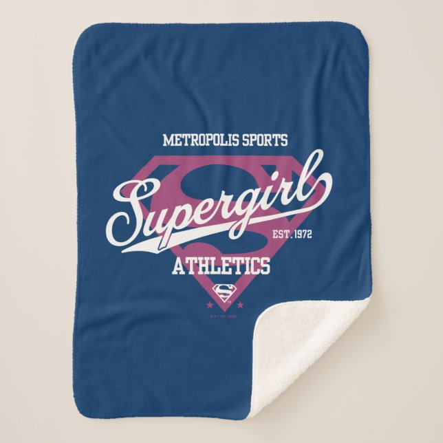 Supergirl Metropolis Sportathletik Grafik Sherpadecke (Vorderseite)