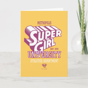 Supergirl Metropolis University Athletics Dept. Karte