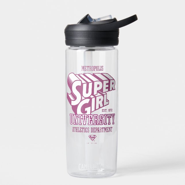 Supergirl Metropolis University Athletics Dept. Trinkflasche (Links)