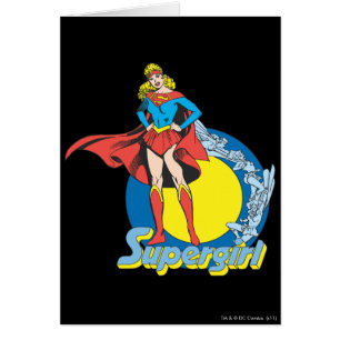 Supergirl mit Logo
