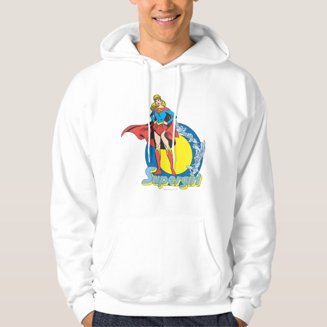 Supergirl mit Logo Hoodie (Vorderseite)