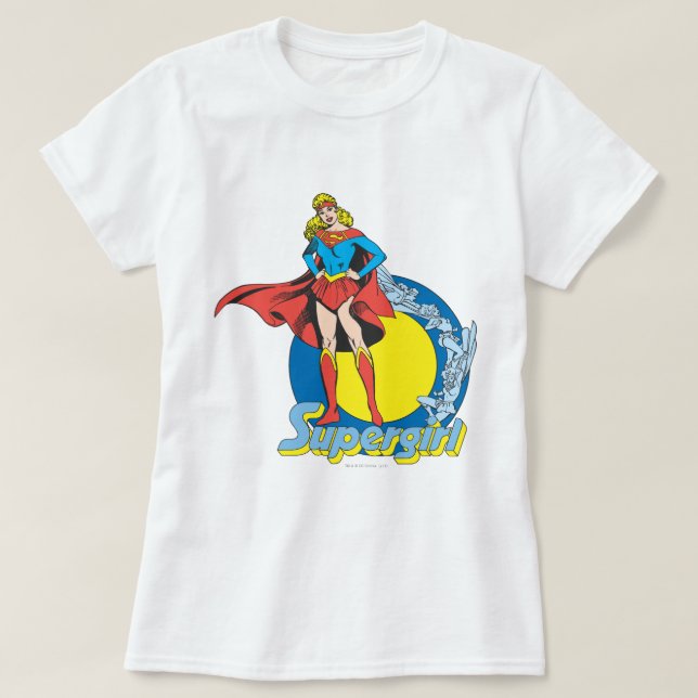 Supergirl mit Logo T-Shirt (Design vorne)