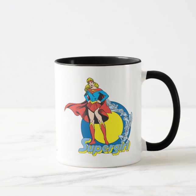 Supergirl mit Logo Tasse (Rechts)