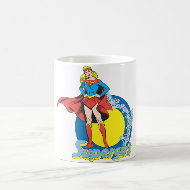Supergirl mit Logo Tasse (Mittel)