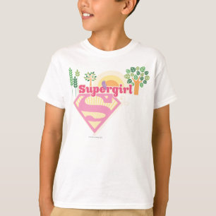 Supergirl Natur Logo T-Shirt