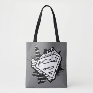 Supergirl Newsprint S-Shield