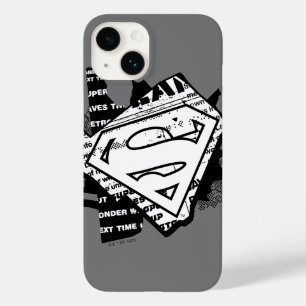 Supergirl Newsprint S-Shield Case-Mate iPhone 14 Hülle