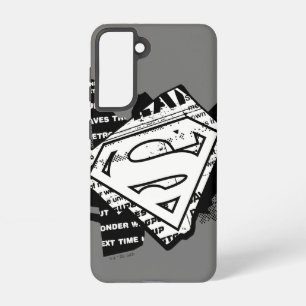 Supergirl Newsprint S-Shield Samsung Galaxy Hülle