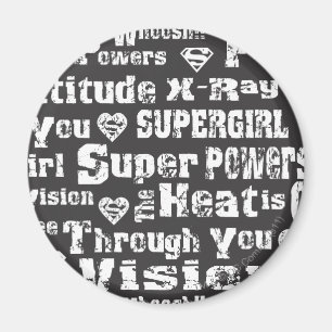 Supergirl Not Text Magnet