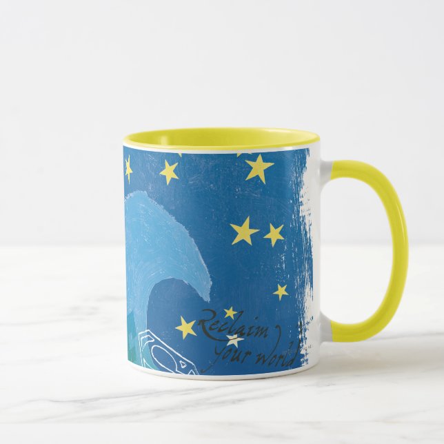 Supergirl One World Tasse (Rechts)
