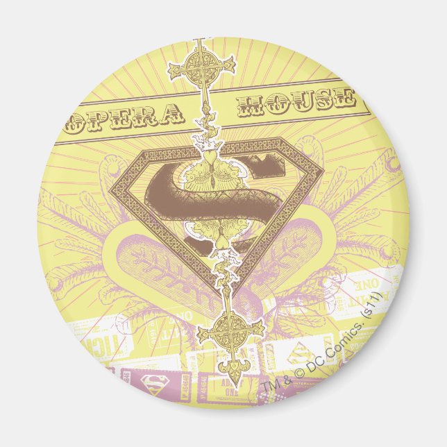Supergirl Opera House Magnet (Vorne)