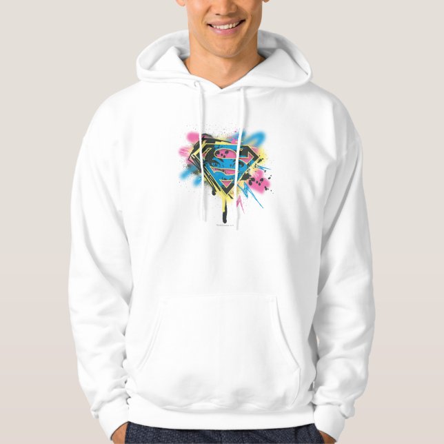 Supergirl Paint and Spills Hoodie (Vorderseite)